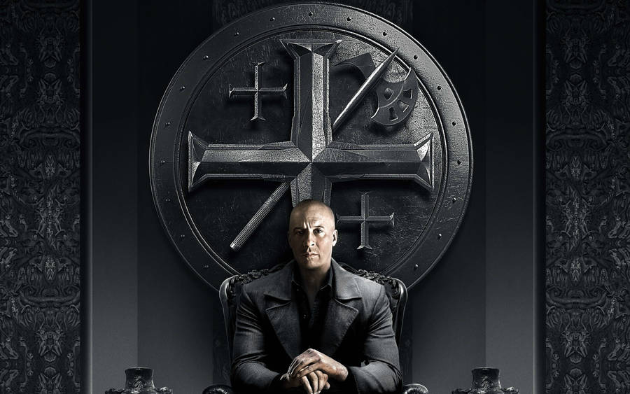 Vin Diesel Elegant Black Cross Wallpaper