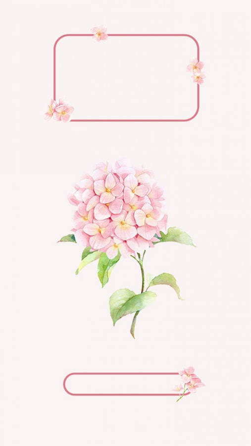 Vintage Aesthetic Ipad Pink Flower Wallpaper
