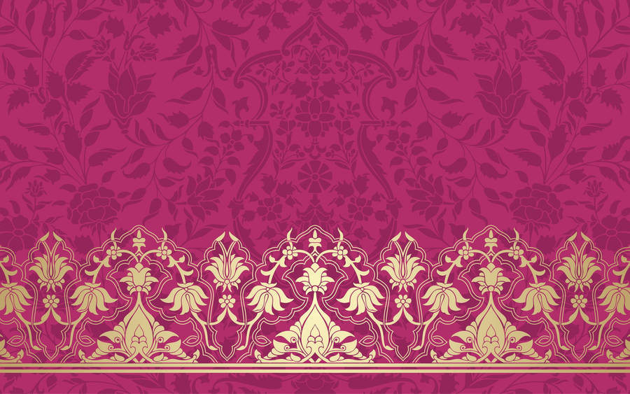 Vintage Backdrop With Patterns Wallpaper