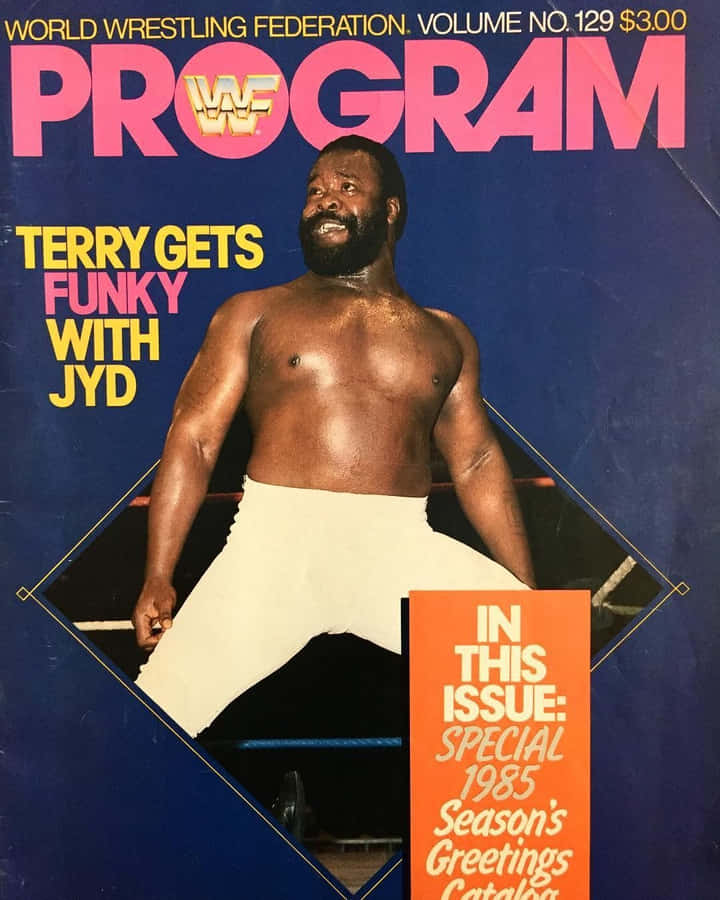 Vintage Wrestling Magazine Featuring Junkyard Dog Wallpaper