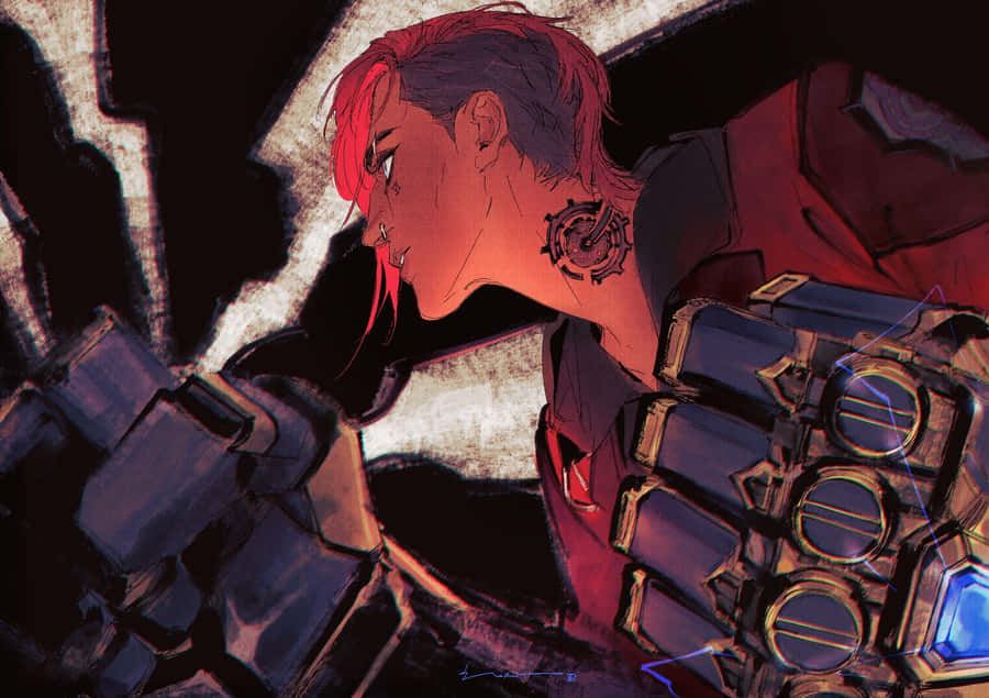 Violet Arcane Fanart Drawing Gauntlets Wallpaper