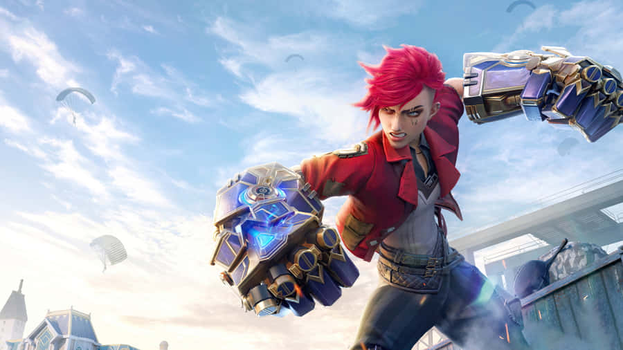 Violet Arcane Gloves Wallpaper