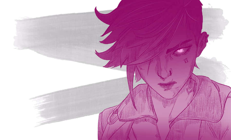 Violet Arcane Pink And Violet Tones Fanart Wallpaper