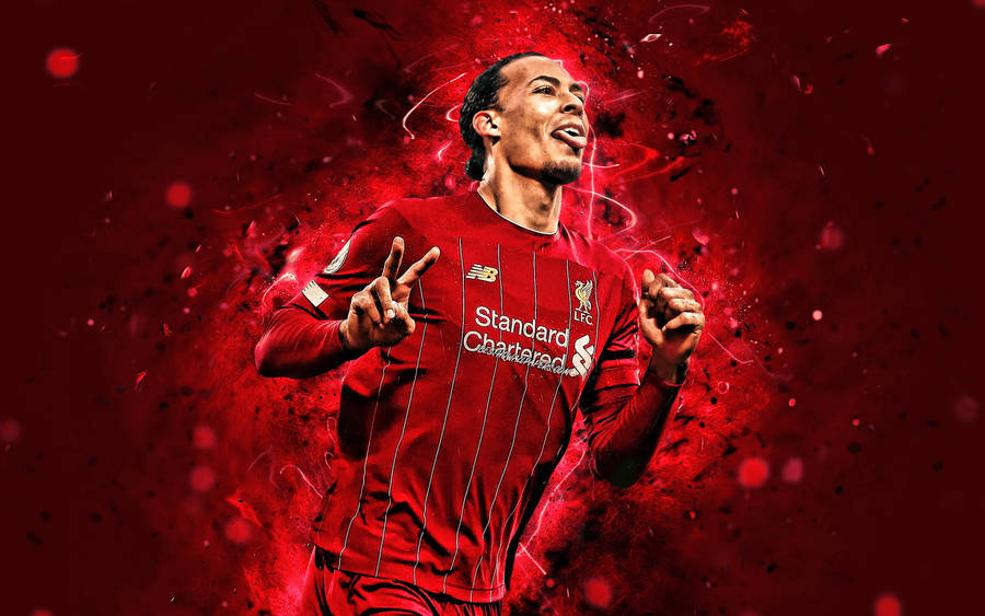 Virgil Van Dijk Liverpool 4k Wallpaper