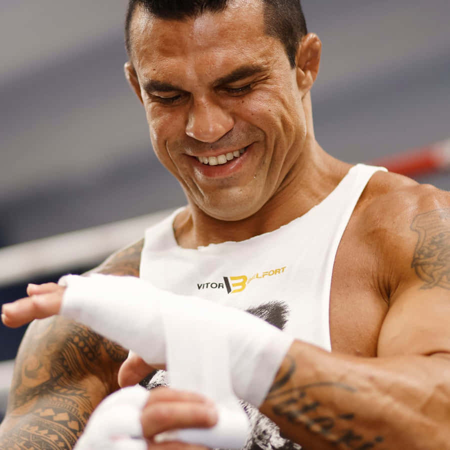 Vitor Belfort Workout At Boca Raton 2021 Wallpaper