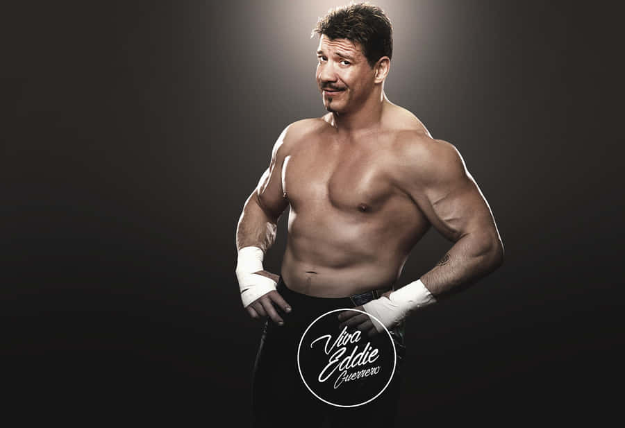 Viva Eddie Guerrero Black Poster Wallpaper