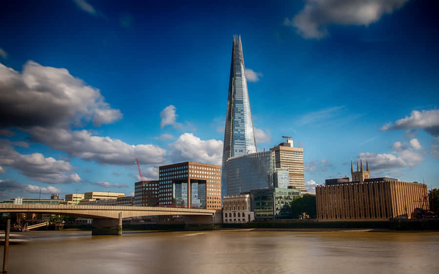 Vivid London Skyline And The Shard Wallpaper