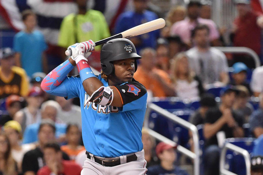 Vladimir Guerrero Jr Professional Baseball Player Wallpaper