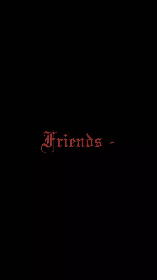 Vlone Friends On Dark Background Wallpaper