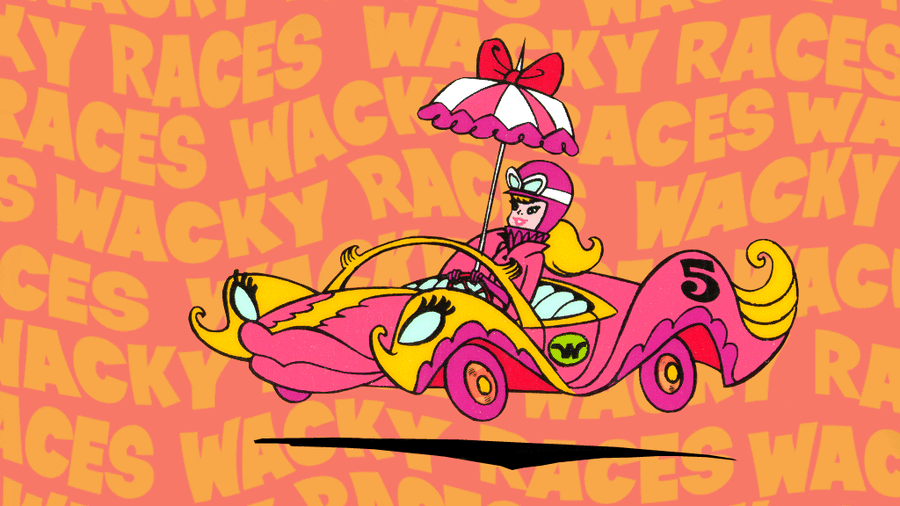 Wacky Races Penelope Pitstop Wallpaper