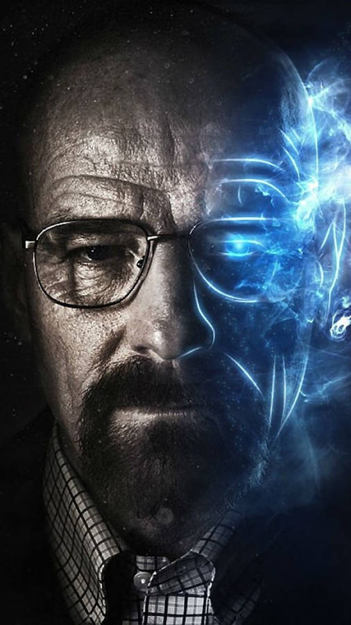 Walter White, (bryan Cranston) Of Breaking Bad In An Iconic Portrait. Wallpaper