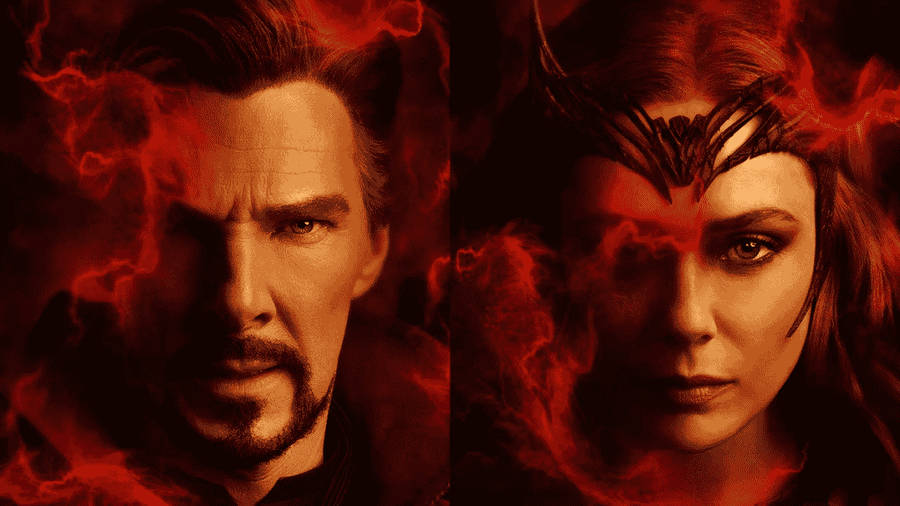 Wanda Maximoff And Doctor Strange Wallpaper