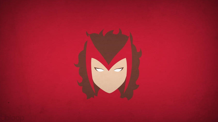Wanda Maximoff Minimalist Art Wallpaper