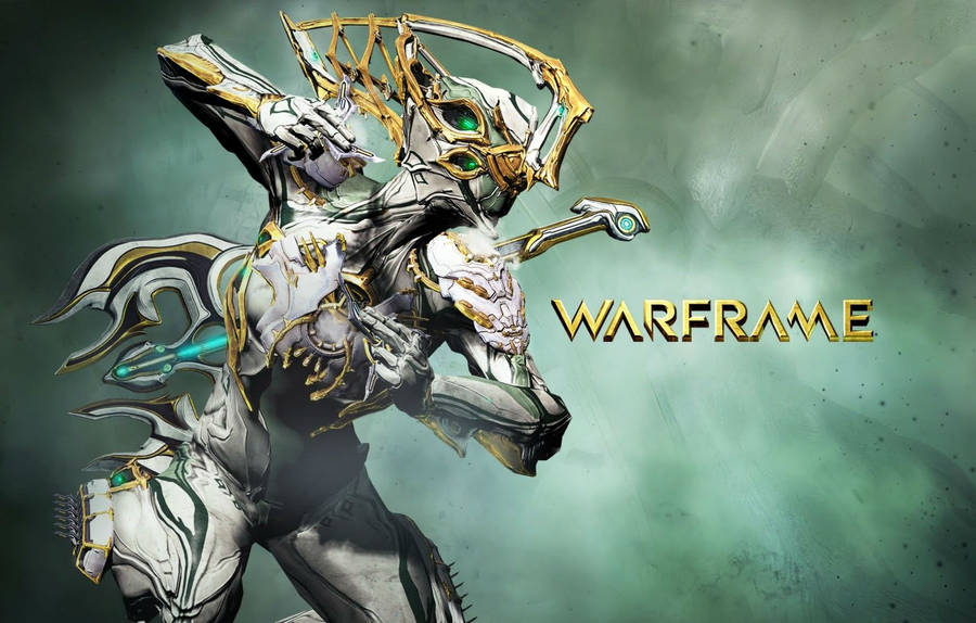 “warframe’s Soldier Volt Charges Into Battle!” Wallpaper