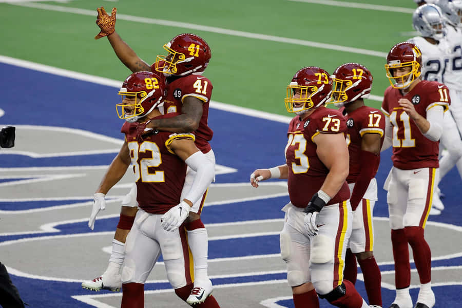 Washington Football Action-packed Game Wallpaper