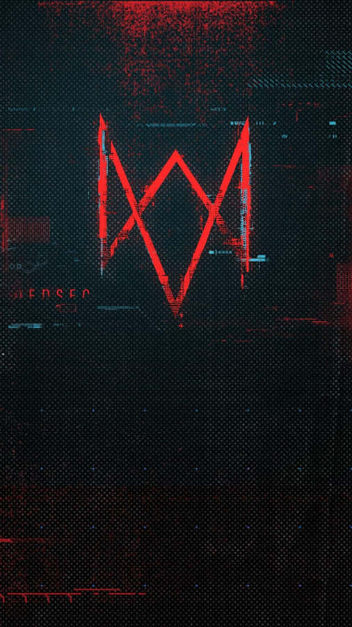 Watch Dogs Grunge Red Wallpaper