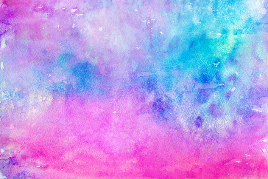 Watercolor Cotton Candy Colors Wallpaper