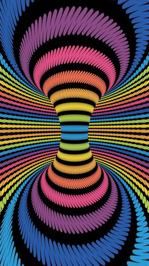 Weirdcore Optical Art Wallpaper