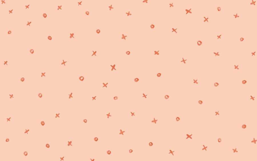 Welcome To A World Of Pastel Peach-filled Delight. Wallpaper