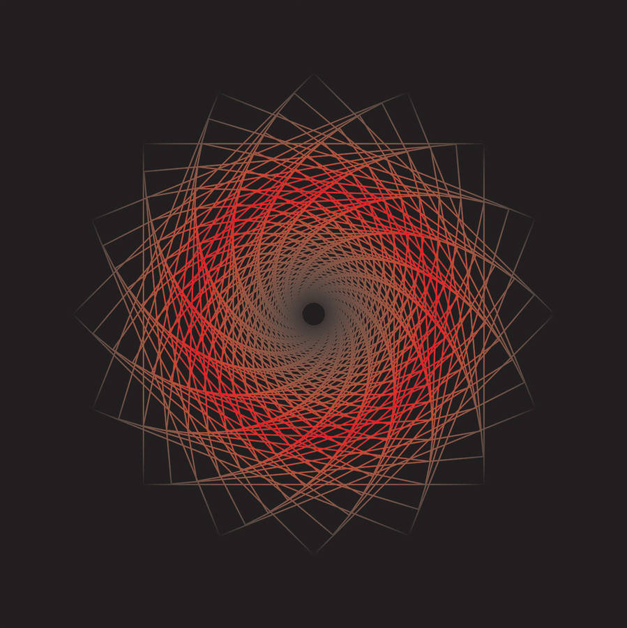 Welcome To The Vortex - A Geometric Wonderland Wallpaper