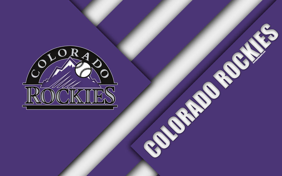 White And Purple Colorado Rockies Wallpaper