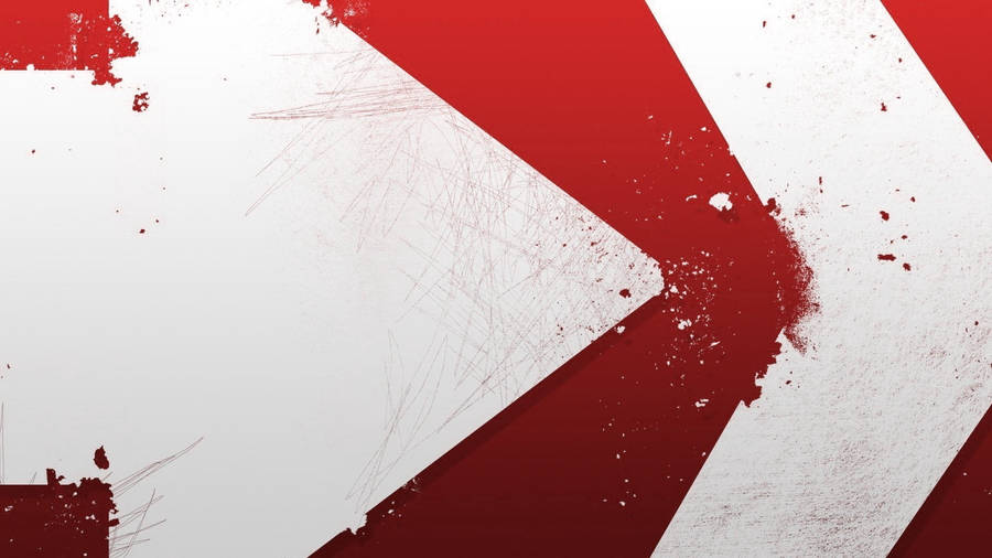 White And Red Abstract Art Wallpaper