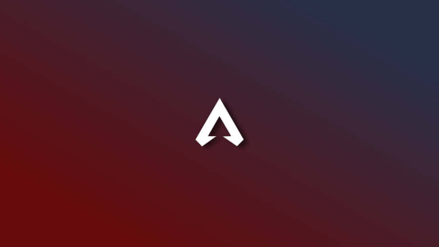 White Apex Legends Logo Gradient Background Wallpaper