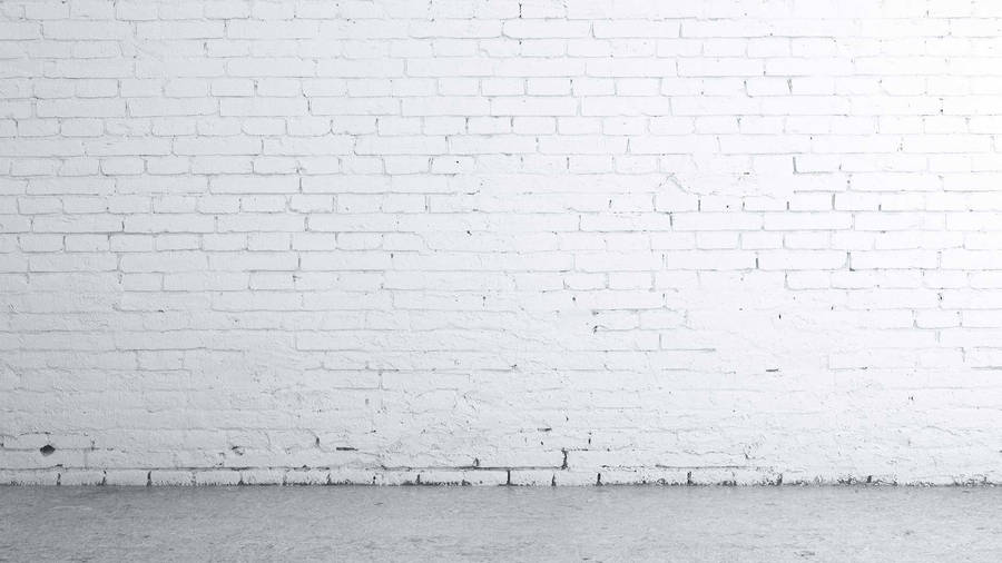 White Brick Room Wall Wallpaper