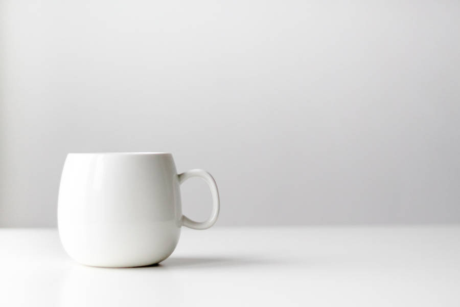 White Ceramic Mug Wallpaper