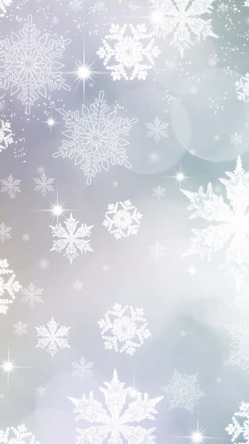 White Christmas Snow Iphone Wallpaper