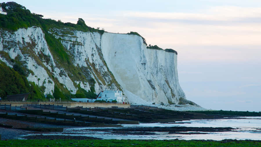 White Cliffs Of Dover Coastline Wallpaper