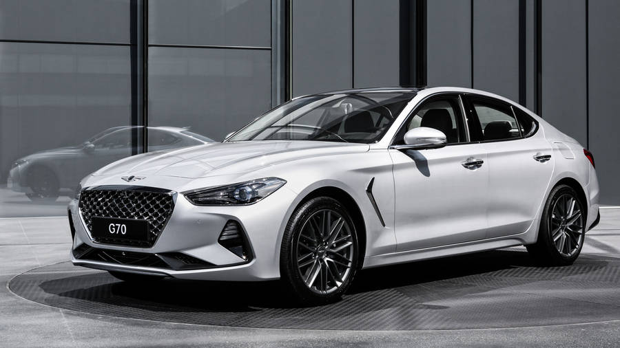 White Genesis G70 Wallpaper