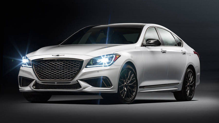 White Genesis G80 Wallpaper