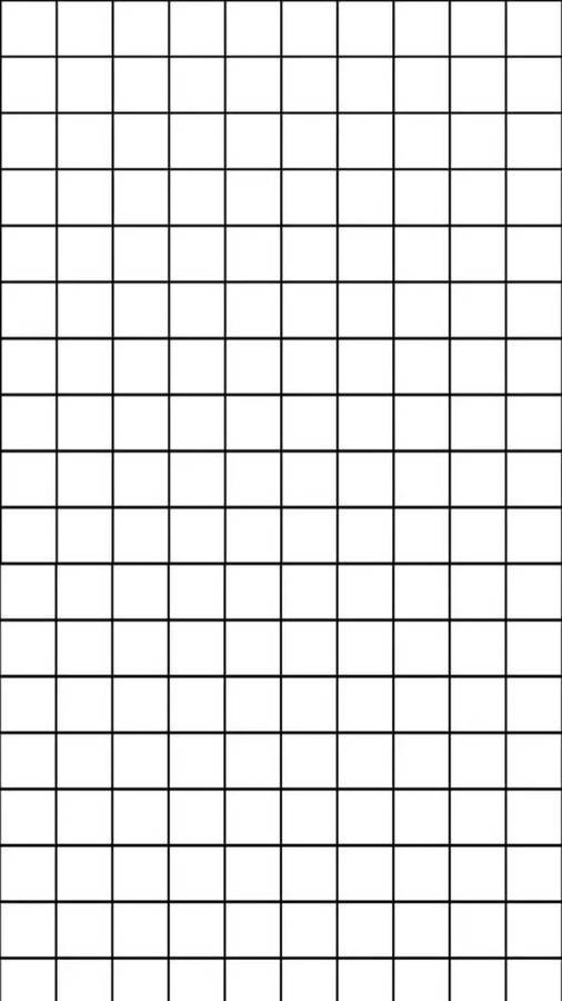 White Grid Aesthetic For A Modern Look Wallpaper