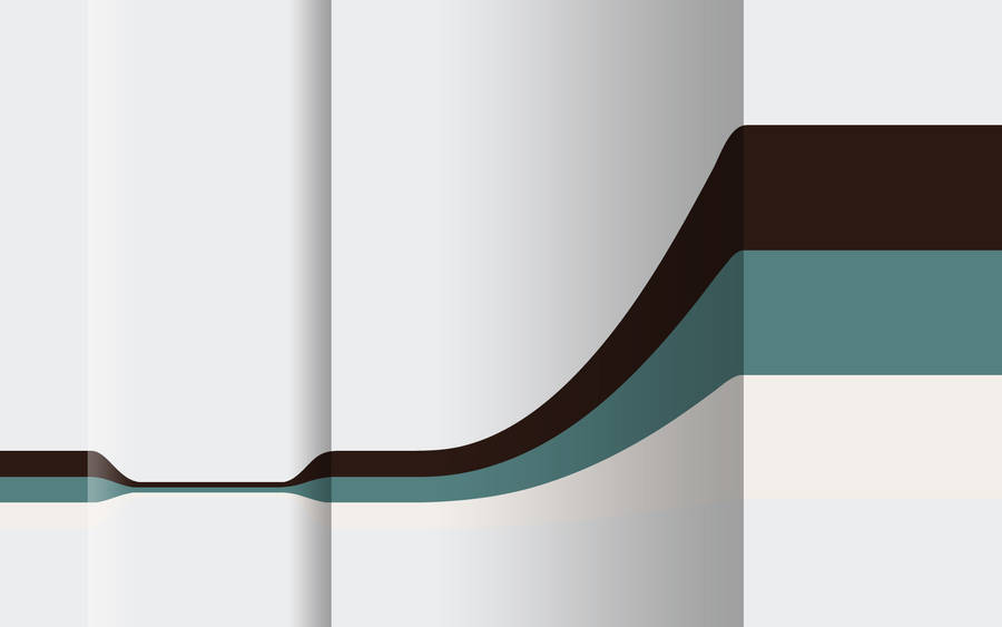 White Hd Abstract Segments Wallpaper