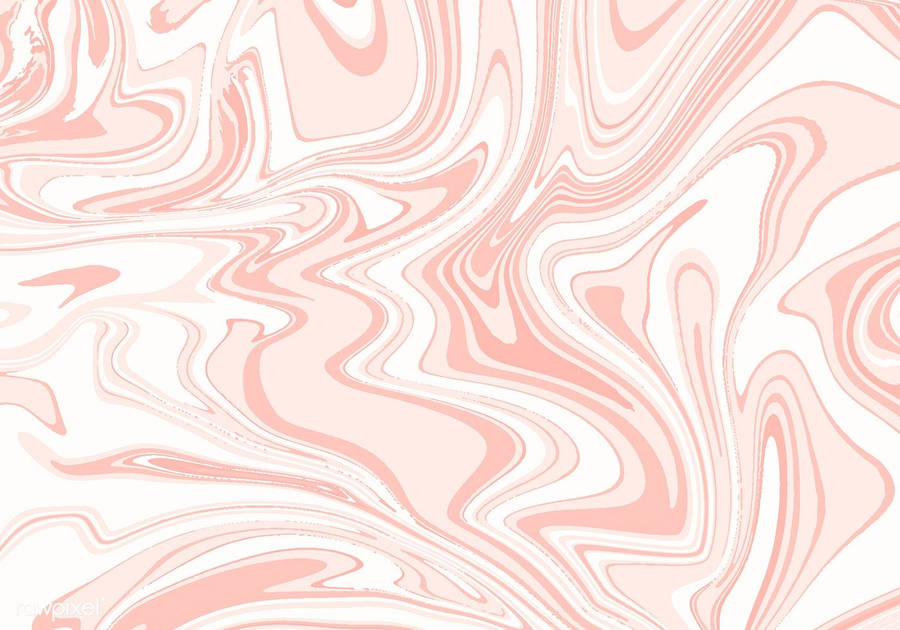White Pastel With Pink Swirls Wallpaper
