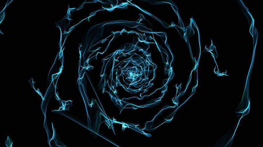 White Spiral Smoke Wallpaper