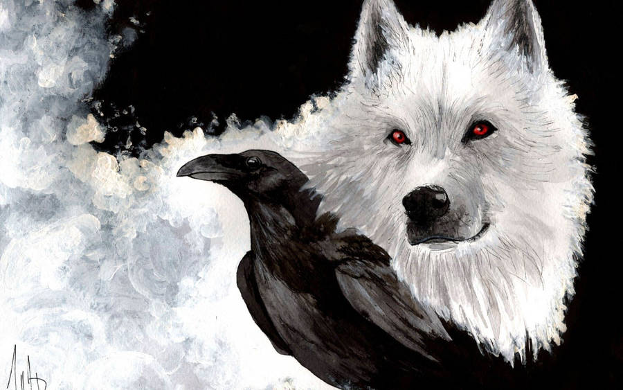 White Wolf Wallpaper