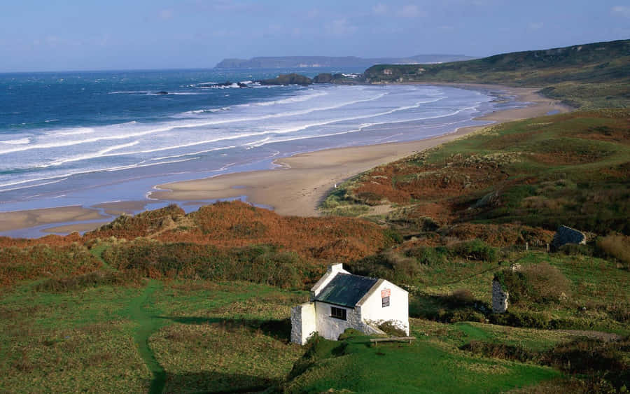 Whitepark Bay Beach Northern Ireland Wallpaper