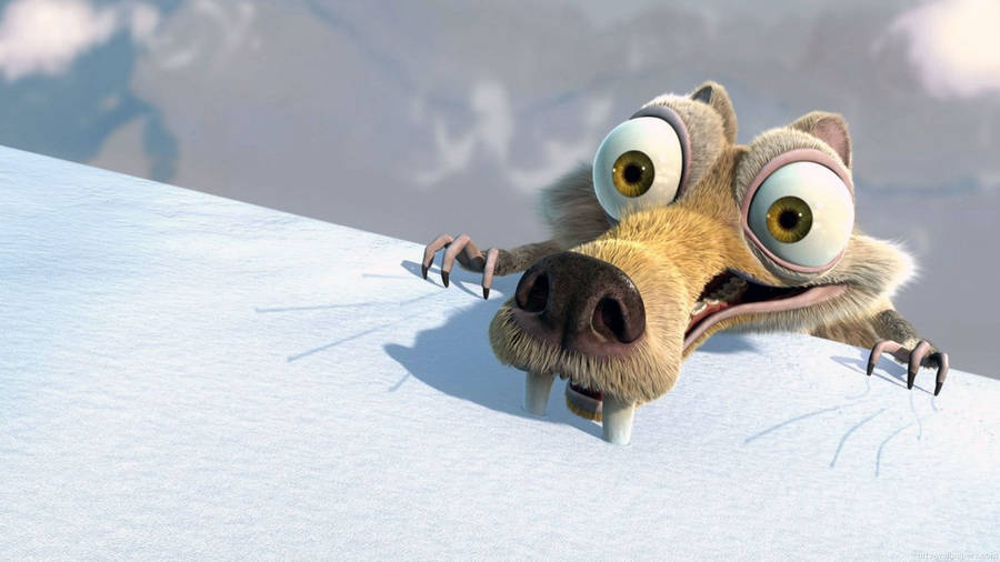 Widescreen Ice Age Scrat Wallpaper
