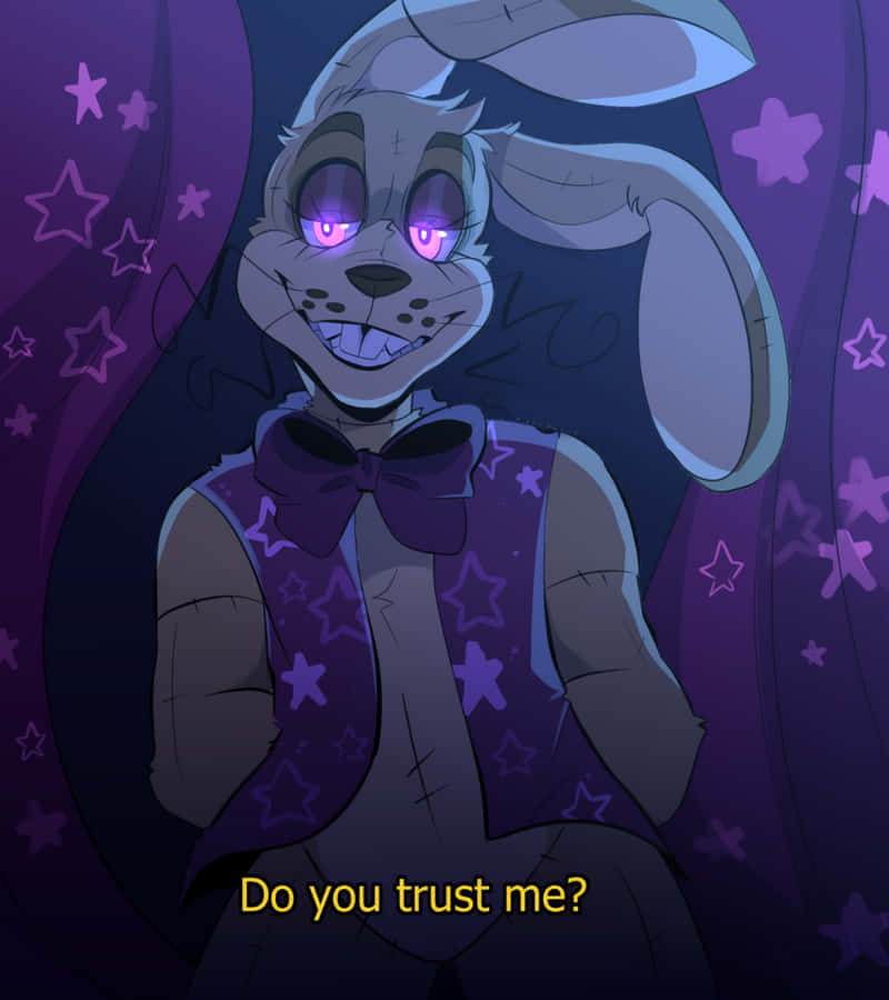 William Afton Five Nights At Freddy's Glitchtrap Wallpaper