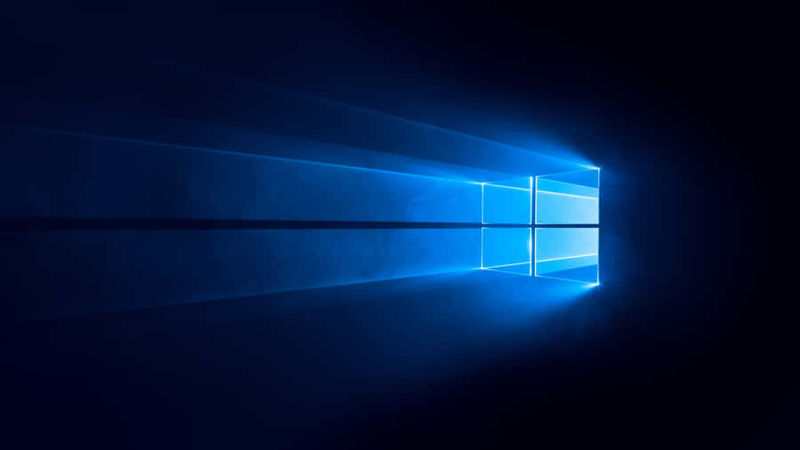 Windows 10 Logo In The Dark Wallpaper