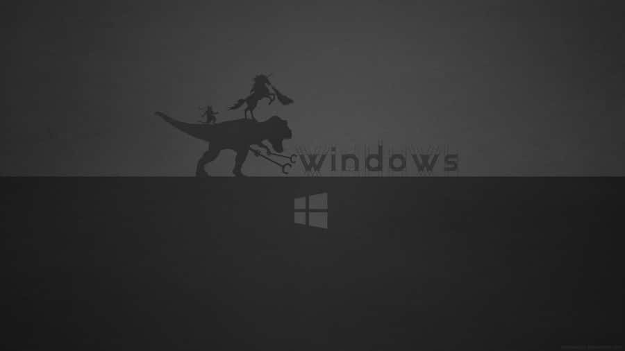 Windows Painted In Black Wallpaper