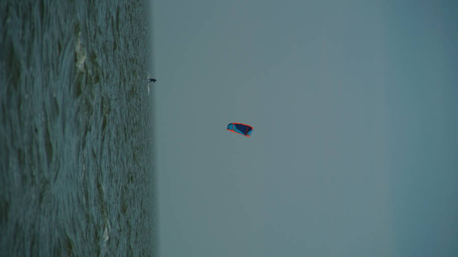Windsurfing Blue Ocean Wallpaper