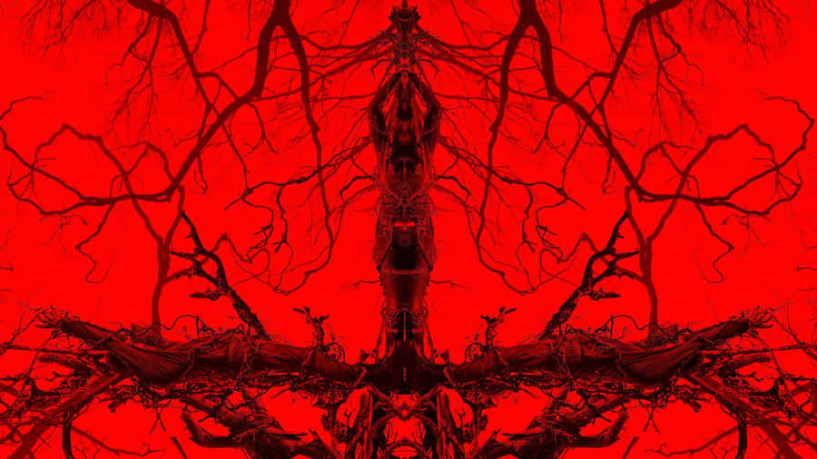 Witchy Desktop With Magical Creatures And Skulls Wallpaper