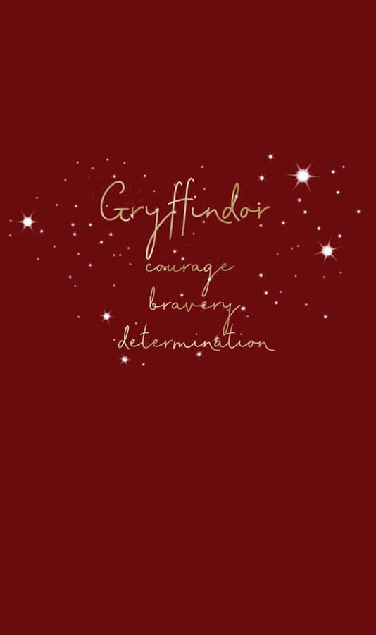 With Loyalty, Courage And Tenacity, Gryffindor Stands Strong. Wallpaper