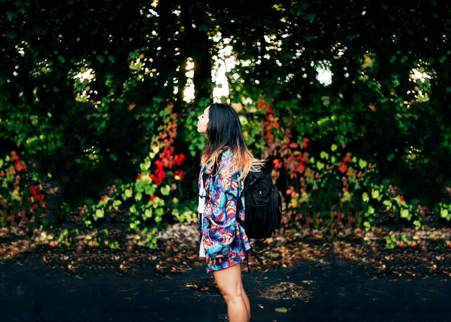 Woman Ombre Hairstyle Wallpaper