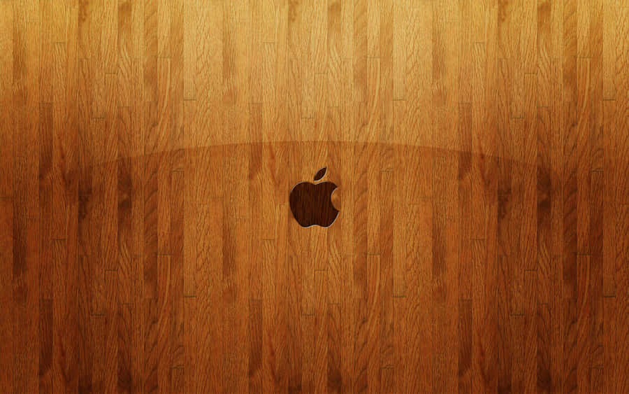 Wood Themed Best Apple Display Wallpaper