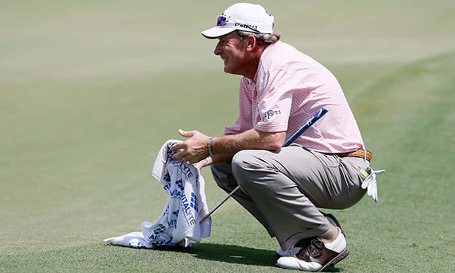 Woody Austin Squatting Wallpaper