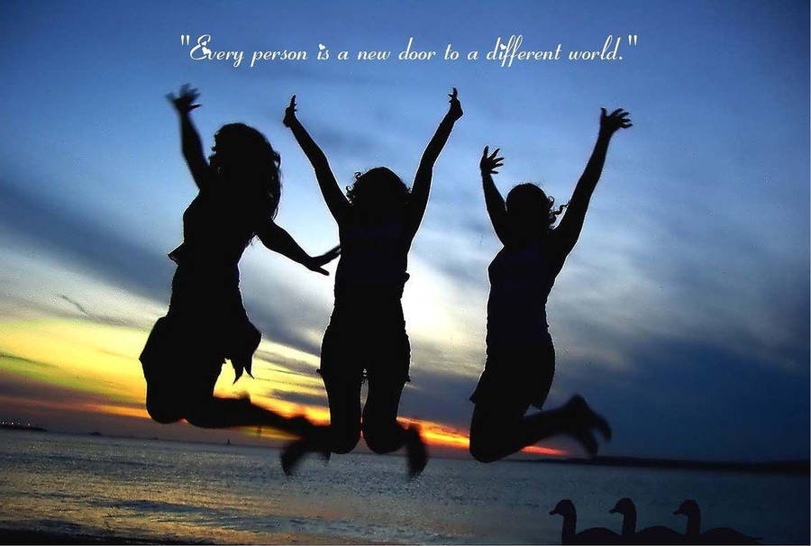 World Friendship Quotes Wallpaper